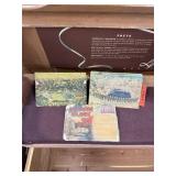3PC VINTAGE POSTCARD BOOKS