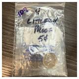 QTY 4 PROOF JEFFERSON NICKELS