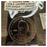 1983 GEORGE W BUSH DOUBLE EAGLE PROOF COMMEM