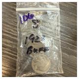 QTY 8 1923 BUFFALO NICKELS