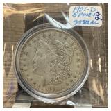 1921-D MORGAN SILVER DOLLAR