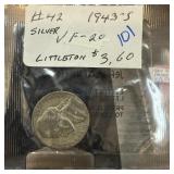 1943-S JEFFERSON SILVER WAR NICKEL