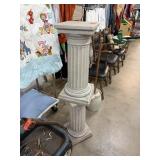 2 PIECE COLUMN PEDESTAL STANDS