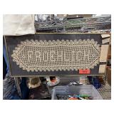 ANTIQUE CROCHETED FROEHLICH DOILEY / DOILY