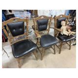 3PC VINTAGE CHAIRS NOTE