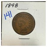 1898 INDIAN HEAD PENNY CENTS