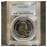 1962 PCGS PR66 GRADED FRANKLIN SILVER HALF DOLLAR