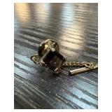 VINTAGE TOPAZ TIE TACK CLASP