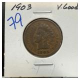 1903 INDIAN HEAD PENNY CENT