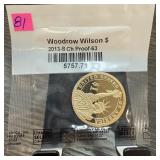 2013-S PROOF WILSON DOLLAR