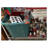 LARGE LOT OF BLOWN GLASS CHRISTMAS ORNAMENTS+