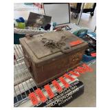 ANTIQUE CAST IRON SAFE