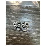 JAMES AVERY STERLING SILVER THEATER PIN