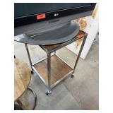 2 TIER ROLLING CART