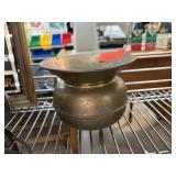 VINTAGE BRASS SPITTOON