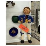 VINTAGE BAITZ AUSTRIA DOLL & LIMOGES PIECE