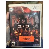 NINTENDO WII VIDEO GAME THE HOUSE OF THE DEAD 2 &3