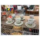 6PC VILLEROY & BOCH CUPES & SAUCERS