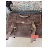 VINTAGE LEATHER TEXACO BRIEFCASE