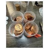 LARGE LOT OF BU MEMORIAL PENNIES CENTS