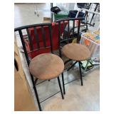 2PC FOLDING BARSTOOLS