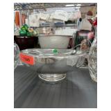 CRATE & BARREL GLASS BOWL