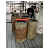 QTY 6 EDISON TUBES / CYLINDER RECORDS