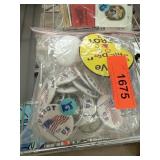 BAG OF ROSS PEROT POLITICAL BUTTONS ETC