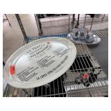 LARGE MELAMINE TRAY OVAL BOWL VOTIVES