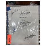 SIGNED SLING BLADE SCRIPT COA RITTER THORNTON NOTE