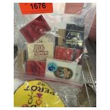 BAG OF VINTAGE MATCH BOOK MATCHBOOKS