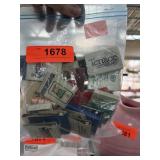 BAG OF VINTAGE MATCH BOOK MATCHBOOKS