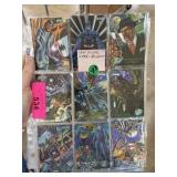 LOT OF BATMAN FOREVER MOVIE METALLIC CARDS