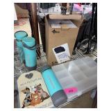 3PC INSULATED TUMBLERS CANDLE WARMER & MISC