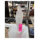MIKASA FROSTED GLASS MADONNA & CHILD FIGURE