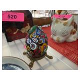 MILLEFIORI GLASS EGG