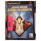 PLAYSTATION 2 PS2 GAME STAR WARS JEDI STARFIGHTER