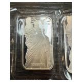 1 OZ .999 SILVER BULLION BAR STATUE OF LIBERTY