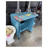 DROP LEAF DESK W SHELVES