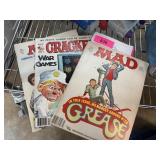 VINTAGE MAD & CRACKED MAGAZINES LATE 70S