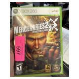 XBOX 360 VIDEO GAME MERCENARIES 2 PLUS