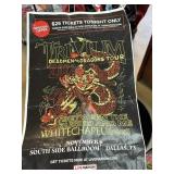 TRIVIUM DEADMEN DRAGONS TOUR HANDBILL