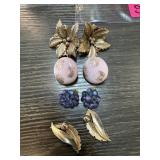 QTY 4 PAIRS OF EARRINGS