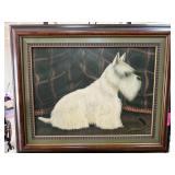 GICLEE CANVAS WALL ART SCOTTIE DOG PAUL STAGG