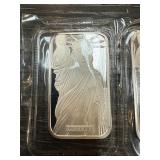 1 OZ .999 SILVER BULLION BAR STATUE OF LIBERTY