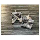 STERLING SILVER STUD EARRINGS