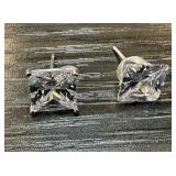 STERLING SILVER STUD EARRINGS