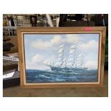 ORIGINAL OIL ON CANVAS PAINTING K HASKELL