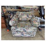 ROUTE 66 UPHOLSTERED ARM CHAIR