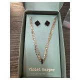VIOLET HARPER NECKLACE & EARRINGS